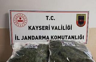 Kayseri’de 4 kilo esrar ele geçirildi