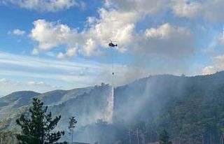 Kazdağları’nda korkutan yangın