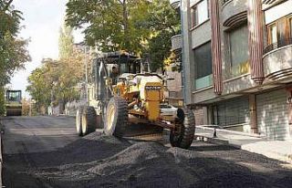 Keçiören’e 360 bin ton asfalt serildi