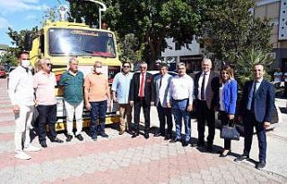 KETOB’dan Kemer Belediyesine arazöz bağışı