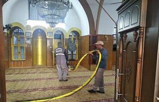 Kilis’te ibadethaneler temizleniyor