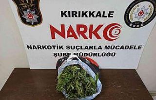 Kırıkkale’de 1 kilo 410 gram esrar ele geçirildi