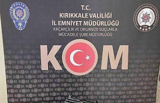 Kırıkkale’de polisin operasyon düzenlediği evden...