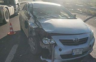 Kırıkkale’de traktör ile otomobil çarpıştı:...
