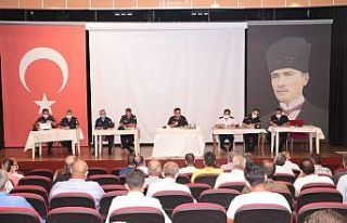 Kırsal bölgedeki muhtarlar bilgilendirildi