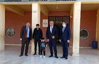 Kızıltepe’de protez bacağına kavuşan 5 yaşındaki...