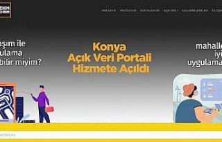 Konya Açık Veri Portalı hizmete girdi