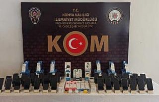 Konya’da kaçakçılık operasyonu: 2 gözaltı