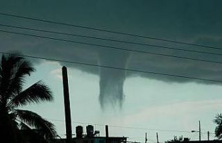 Küba’da su hortumu