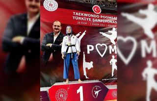 Kübra Dağlı üst üste 4. kez Türkiye şampiyonu