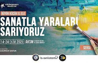 Küçükçekmece’de sanatçılardan öğrencilere...