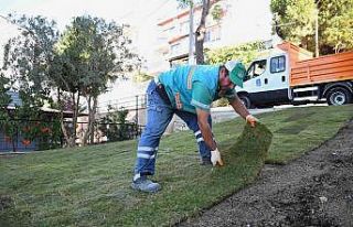 Kuşadası’nda sarp kayalıklar parka dönüşüyor