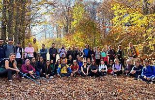 Kütahya Yeni Rotalar Kulübü’nden doğa yürüyüşü