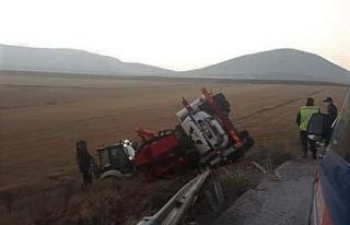 Kütahya’da beton mikseri devrildi: 1 ölü, 1 yaralı
