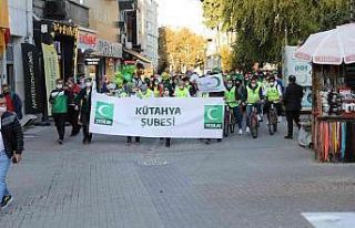 Kütahya’da farkındalık yürüyüşü