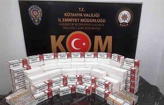 Kütahya’da kaçak 38 bin 400 boş, 11 bin 600 içi...