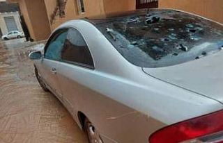 Libya’da golf topu büyüklüğünde dolu yağdı