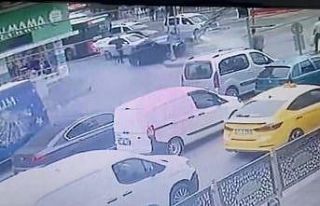 Lüks araçta başlayan alacak verecek kavgası kazayla...