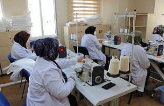 Maden şehit aileleri hem öğreniyor hem üretiyor