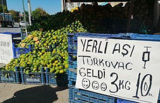 Manavdan ilginç mandalina reklamı