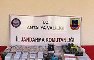 Manavgat’ta kaçak sigara operasyonu