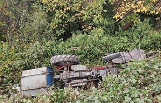 Manisa’da traktör takla attı: 1 ölü, 1 yaralı