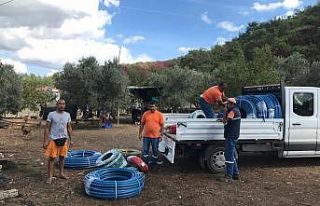 Marmaris Belediyesi’nden tarlaları zarar gören...