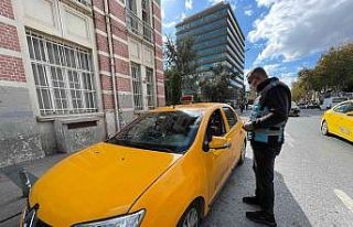 Mecidiyeköy’de taksi denetimleri devam ediyor