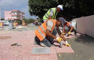 Mersin’de kaldırımlar özel gereksinimli bireyler...