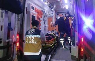 Motosiklet sürücüsünün duran kalbi tekrar çalıştırıldı