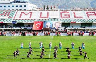 Muğla’da Cumhuriyet Bayramı Atatürk Stadyumu’nda...