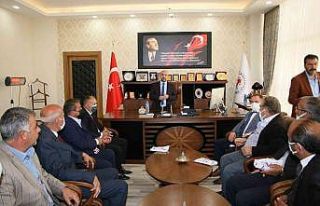 Muhtarlardan Başkan Altun’a anlamlı ziyaret