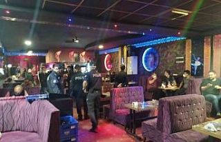 Nazilli barlar sokağında denetim