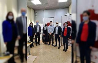 O okulun öğrencilerinden anlamlı çalışma