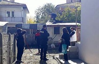 Odunlukta çıkan yangın büyümeden söndürüldü