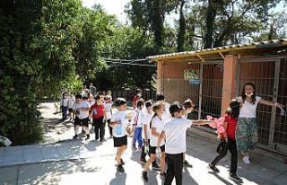 Öğrenciler, Dünya Hayvanları Korumu Gününde...