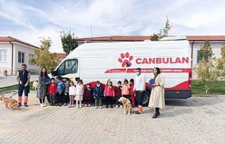 Öğrencilerden Büyükşehir Belediyesi Hayvan Barınağına...