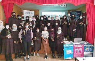 Öğrencilere ’Siberay’ projesi anlatıldı