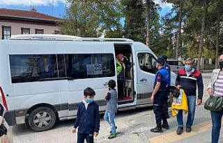 Öğrencilerin güvenliği için servis denetimi yapıldı