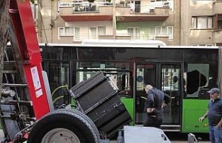 Önlem alınmadan yapılan taşıma az daha faciaya...