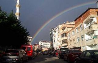 Ordu’da gökkuşağı güzelliği