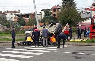 Ordu’da valilik aracı kaza yaptı: 3 yaralı
