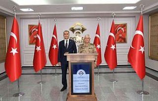 Orgeneral Arif Çetin’den Vali Çuhadar’a ziyaret