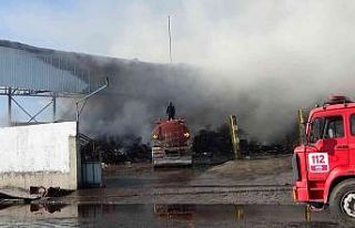 Osmaniye’de geri dönüşüm fabrikasında yangın