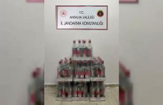 Otelde 78 litre kaçak alkol ele geçirildi