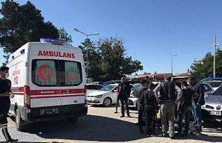(Özel) Boşanma davası için geldiği adliyenin...
