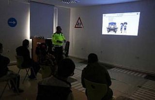 Özel çocuklara trafik eğitimi verildi