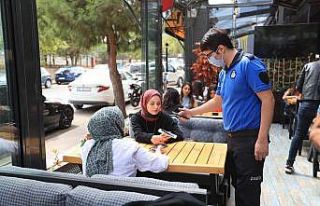 Pamukkale Belediyesi zabıtasından HES kodu denetimi