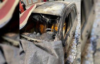 Park halindeki araçları yaktığı ileri sürülen...