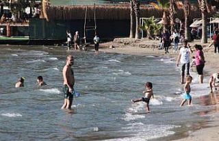 Pastırma yazında deniz keyfi